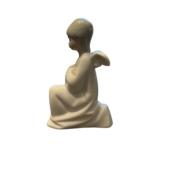 Llandro Nao Praying Angel Porcelain Figurine 5" Tall Made In Spain - Picture 2 of 7